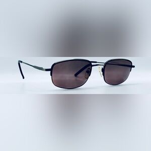 Capri 15505 Gray Oval Half-Rim Sunglasses Frames